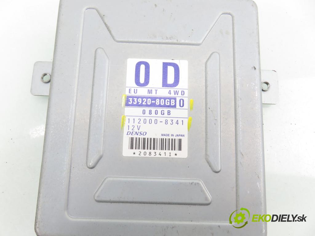 SUZUKI IGNIS (FH) HB 2001 61,00 1.3 4WD 83 (RG413) - M13A 1328,00 Riadiaca jednotka Motor 3392080GB ; 1120008341