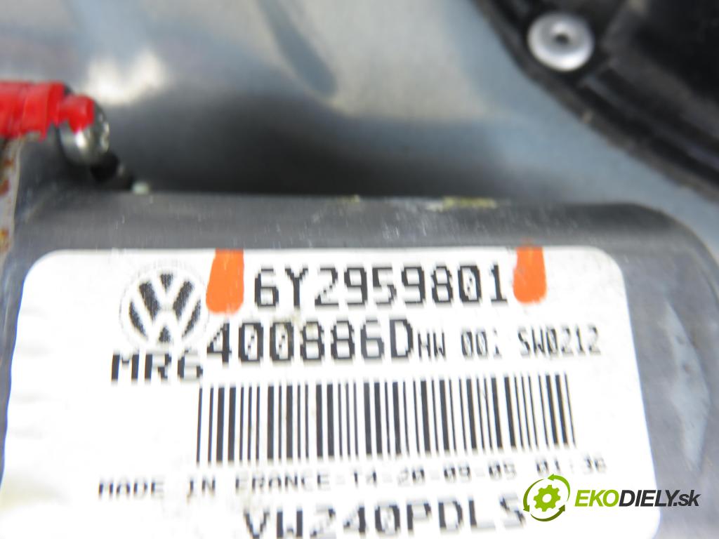 VW POLO (9N_) HB 2006 74,00 1.4 16V - BBZ 1390,00 Mechanizmus okien 6Y2959801 ; 6Q4837756