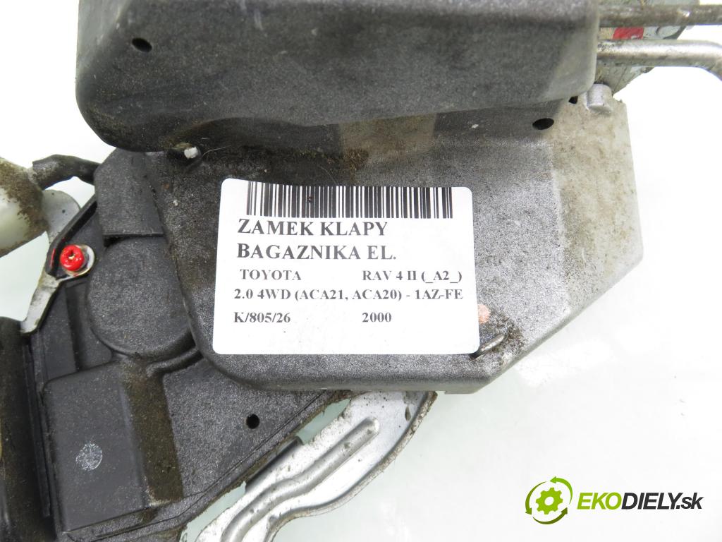 TOYOTA RAV 4 II (_A2_) SUV 2000 110,00 2.0 4WD 150 - 1AZ-FE 1998,00 zámok dverí kufor EL.