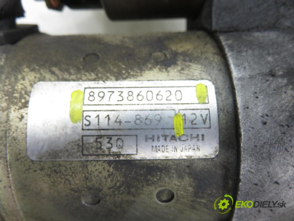 OPEL ASTRA H (A04) HB 2005 74,00 1.7 CDTI 100 - Z 17 DTH 1686,00 Štartér 8973860620 ; S114869 (Štartér)