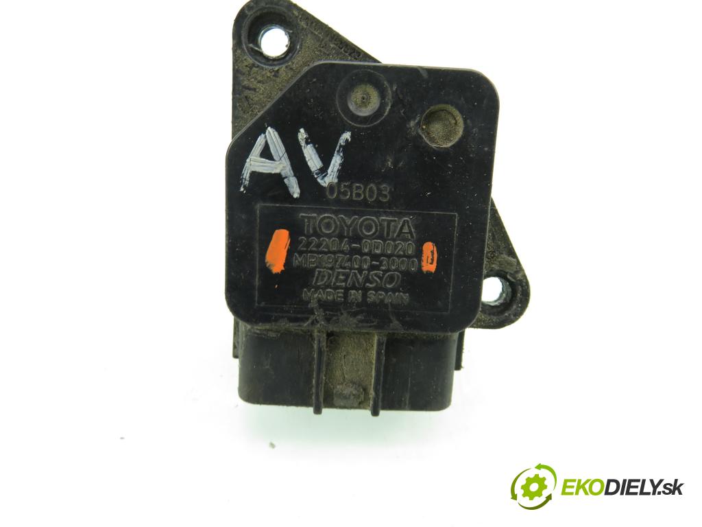 TOYOTA RAV 4 II (_A2_) SUV 2000 110,00 2.0 4WD 150 - 1AZ-FE 1998,00 váha vzduchu vzduchu 222040D020 ; MB1974003000