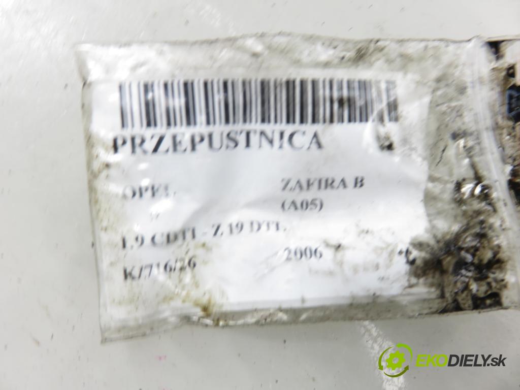 OPEL ZAFIRA B (A05) MINIVAN 2006 74,00 1.9 CDTI 8V 101 - Z 19 DTL 1910,00 Škrtiaca klapka 48CPD1 ; 48CPD1E (Škrtiaca klapka)