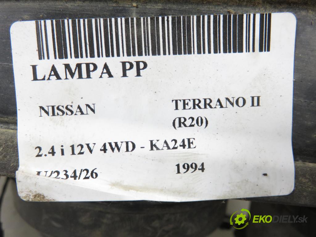NISSAN TERRANO II (R20) TERENOWY 1994 91,00 2.4 i 12V 4WD 124 - KA24E 2389,00 Svetlo PP