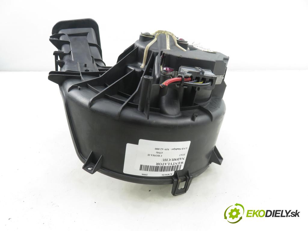 FIAT CROMA (194_) KOMBI 2006 110,00 1.9 D Multijet 150 - 939 A2.000 1910,00 Ventilátor vetráku 007013E ; 73421312U
