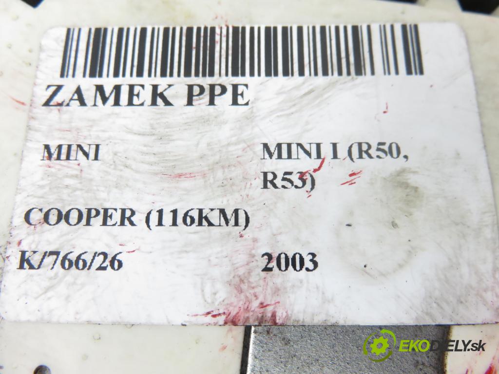 MINI MINI I (R50, R53) HB 2003 85,00 COOPER (116KM) 1598,00 zámok 0556767