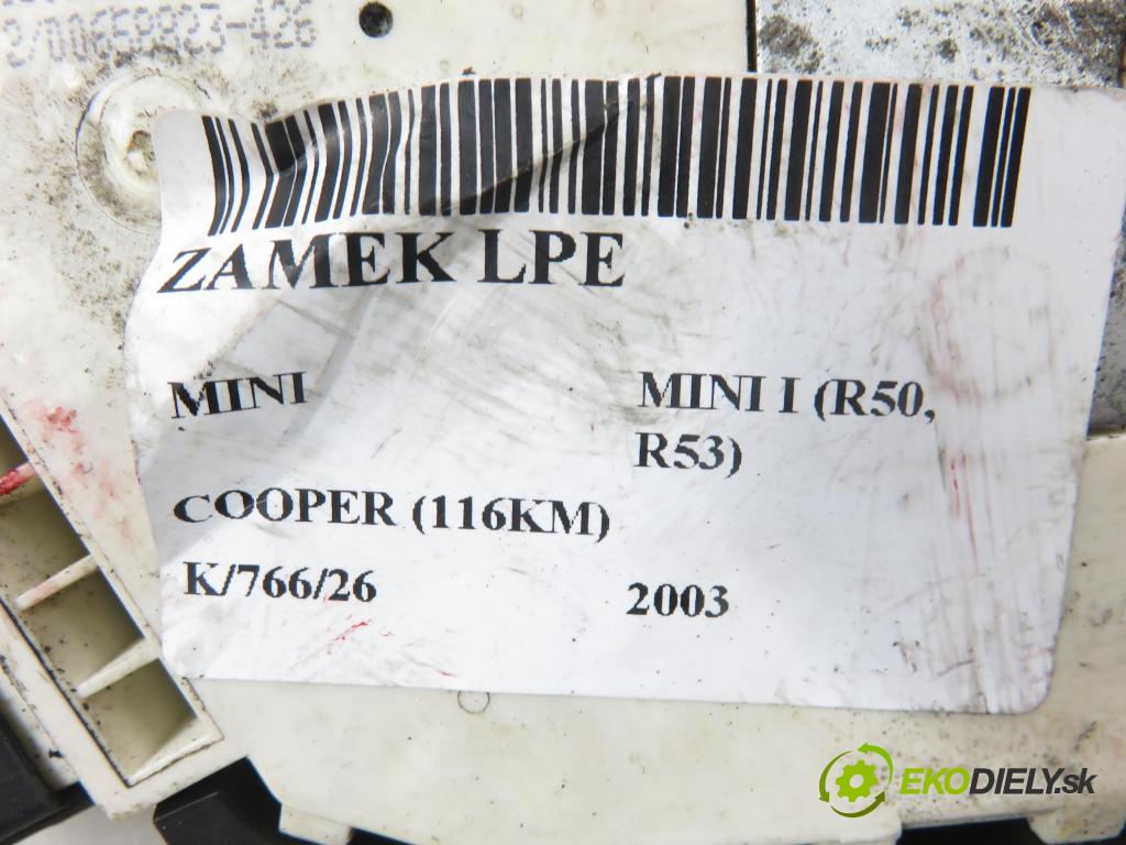 MINI MINI I (R50, R53) HB 2003 85,00 COOPER (116KM) 1598,00 zámok