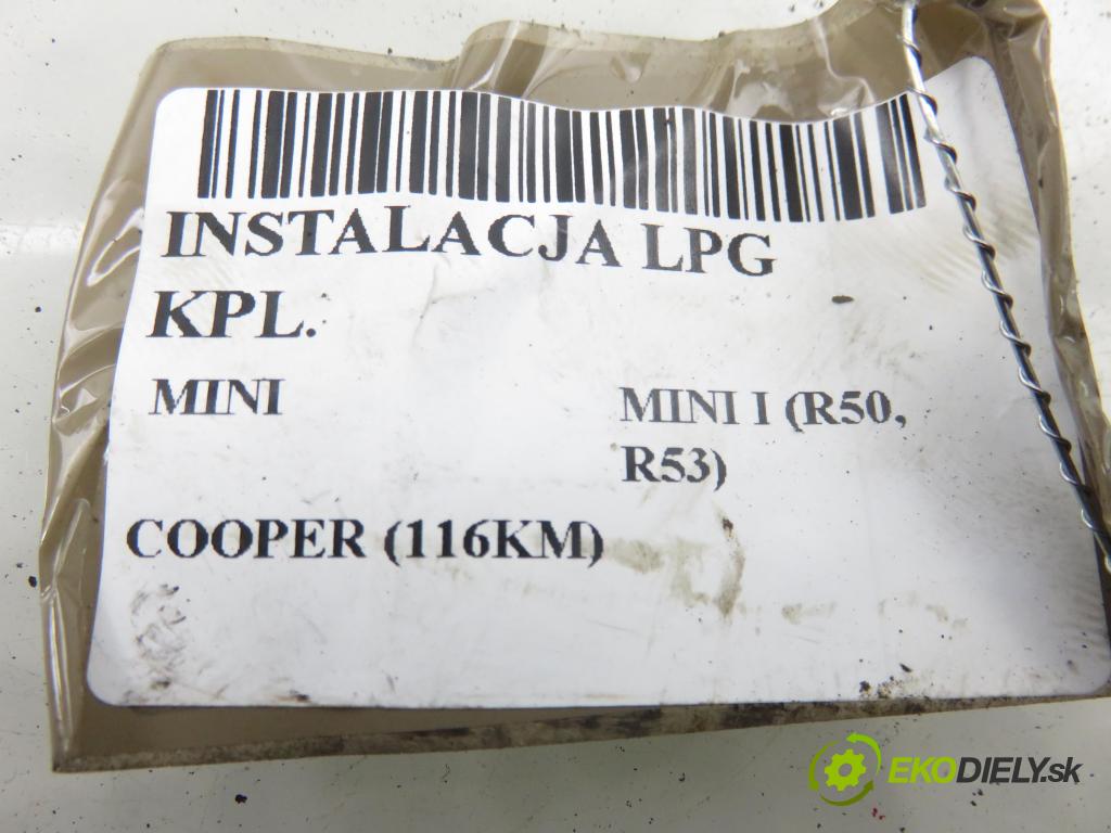 MINI MINI I (R50, R53) HB 2003 85,00 COOPER (116KM) 1598,00 LPG komplentny DE817025 ; 67R010016 ; 110R000041