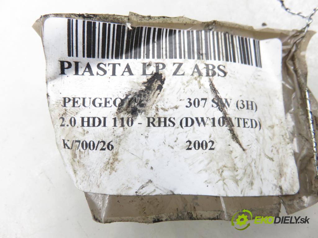 PEUGEOT 307 SW (3H) KOMBI 2002 79,00 2.0 HDI 110 - RHS (DW10ATED) 1997,00 náboj LP ABS