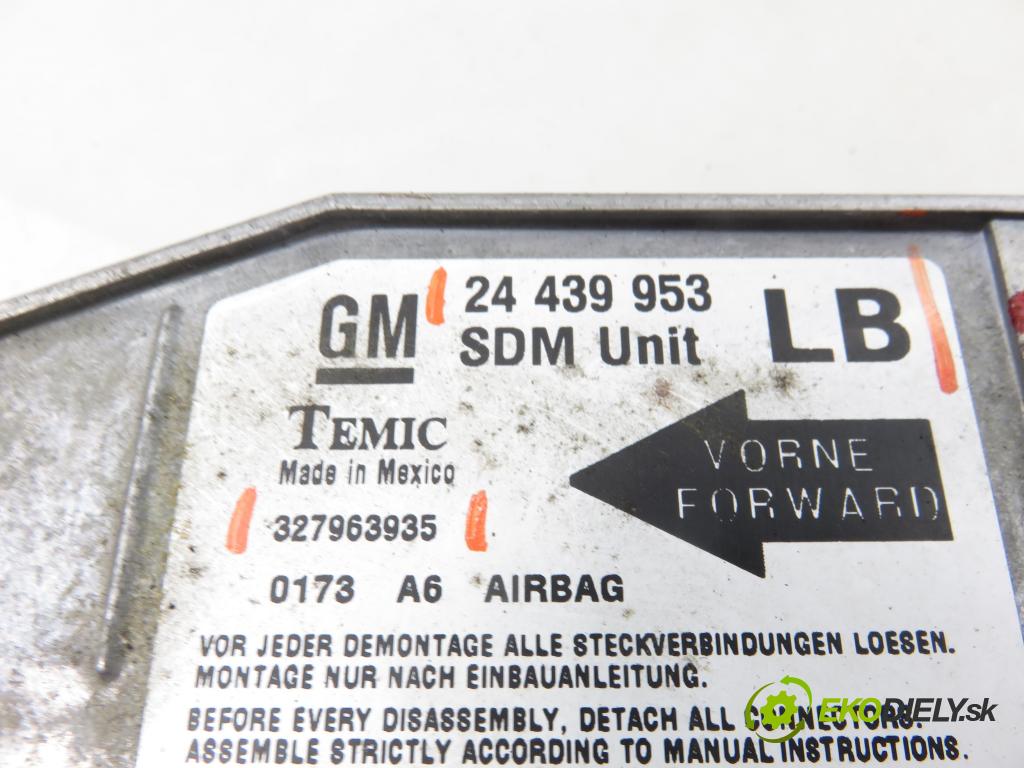 OPEL CORSA C (X01) HB 2004 51,00 1.3 CDTI - Z 13 DT 1248,00 MODUL air BAG 24439953LB ; 327963935