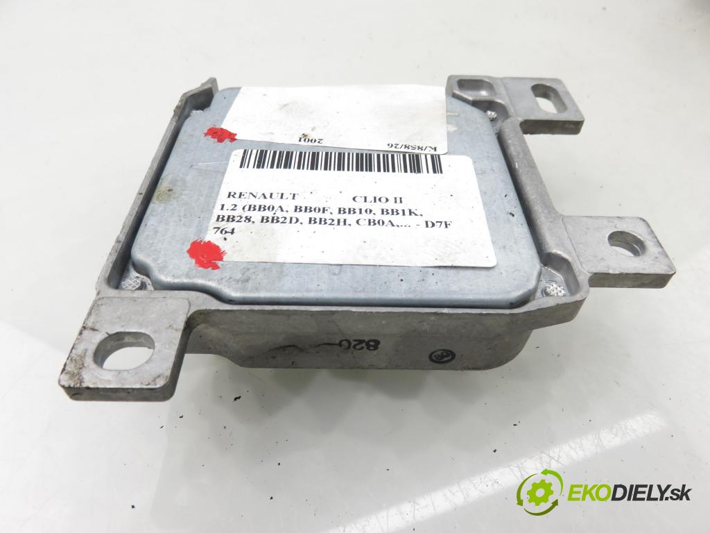 RENAULT CLIO II (BB_, CB_) HB 2001 43,00 1.2 (BB0A, BB0F, BB10, BB1K, BB28, BB2D, BB2H, CB0 1149,00 MODUL air BAG 8200136038C ; 0285001415