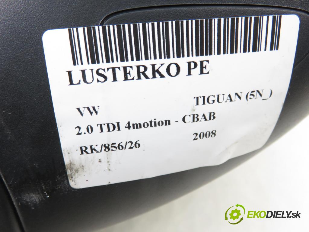 VW TIGUAN (5N_) SUV 2008 103,00 2.0 TDI 4motion - CBAB 1968,00 Spätné zrkadlo 5N1857502AM