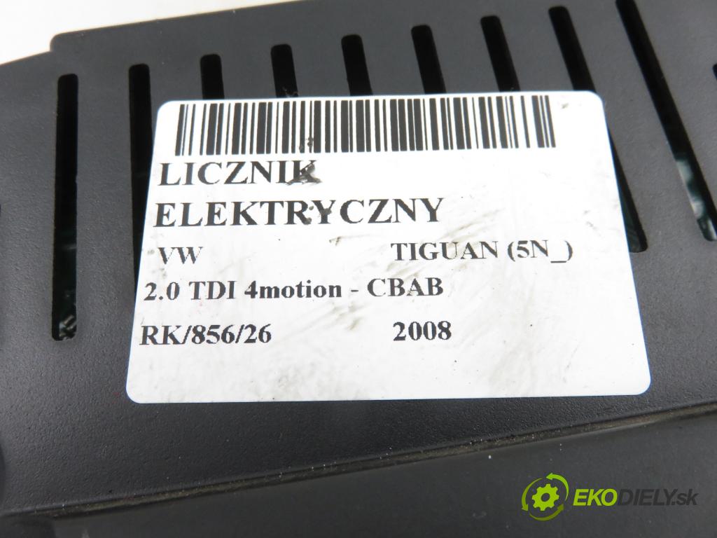 VW TIGUAN (5N_) SUV 2008 103,00 2.0 TDI 4motion - CBAB 1968,00 Prístrojovka elektrický 5N0920870D