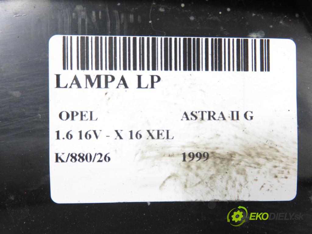 OPEL ASTRA G sedan (T98) HB 1999 74,00 1.6 16V - X 16 XEL 1598,00 světlo LP