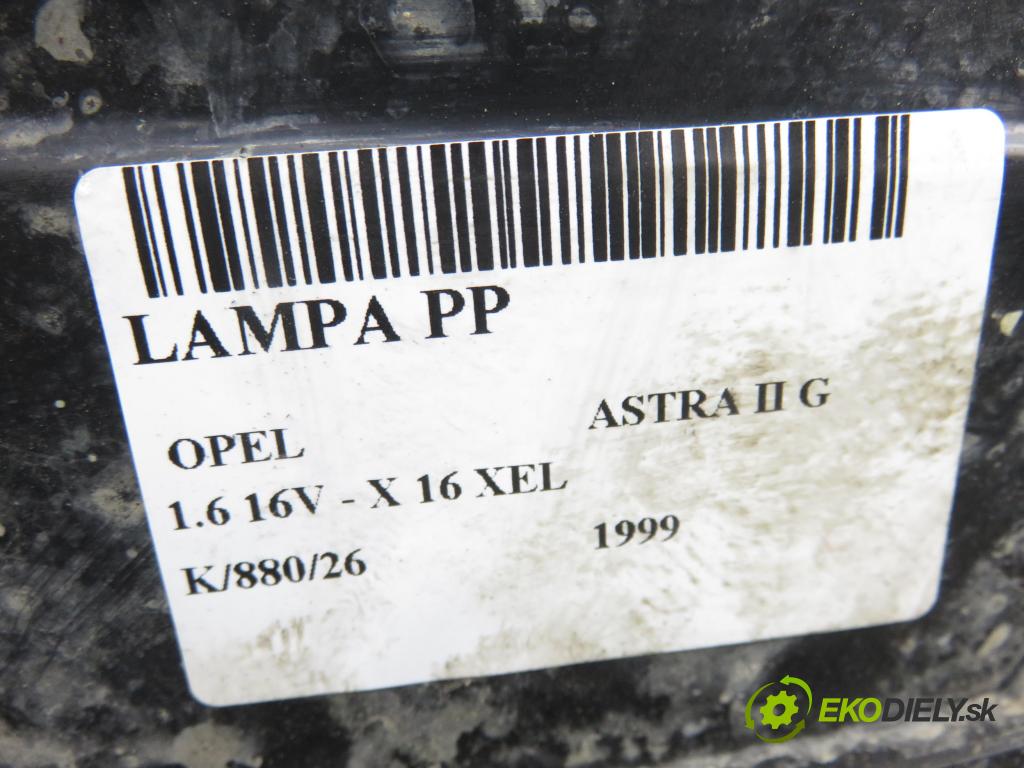 OPEL ASTRA G sedan (T98) HB 1999 74,00 1.6 16V - X 16 XEL 1598,00 světlo PP