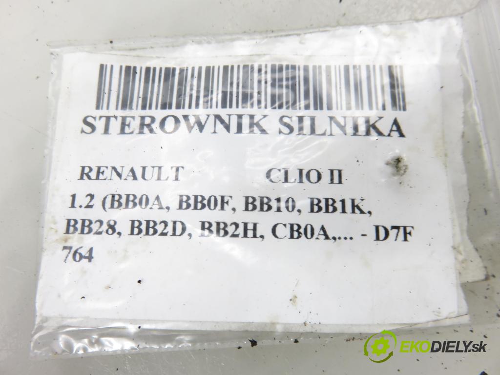 RENAULT CLIO II (BB_, CB_) HB 2001 43,00 1.2 (BB0A, BB0F, BB10, BB1K, BB28, BB2D, BB2H, CB0 1149,00 řídící jednotka motora 8200162378 ; S110115000A