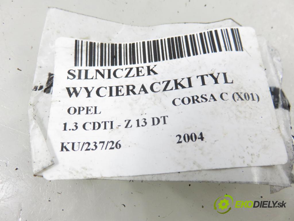 OPEL CORSA C (X01) HB 2004 51,00 1.3 CDTI - Z 13 DT 1248,00 Motorček stierače zadné 53011112 ; 09132802