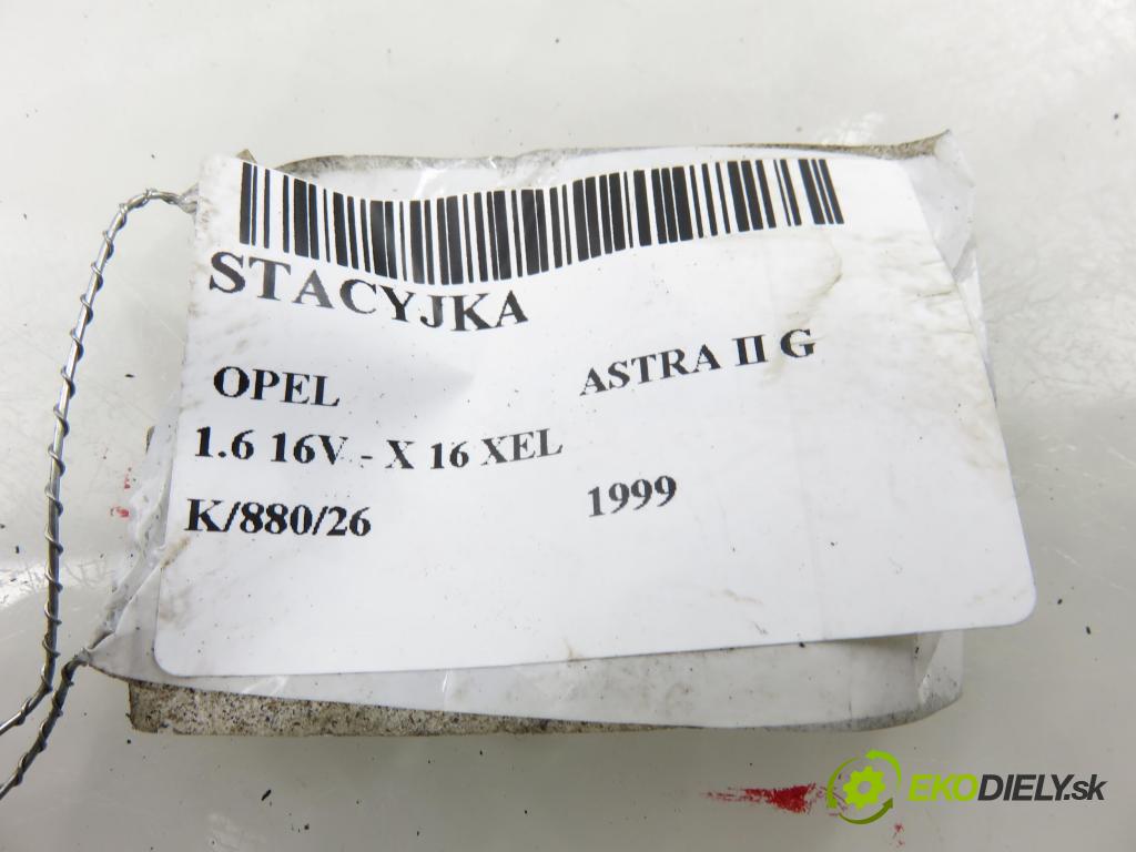 OPEL ASTRA G sedan (T98) HB 1999 74,00 1.6 16V - X 16 XEL 1598,00 spinačka 90589313 ; 90589389 ; 24418927 (Spínacia skrinka)