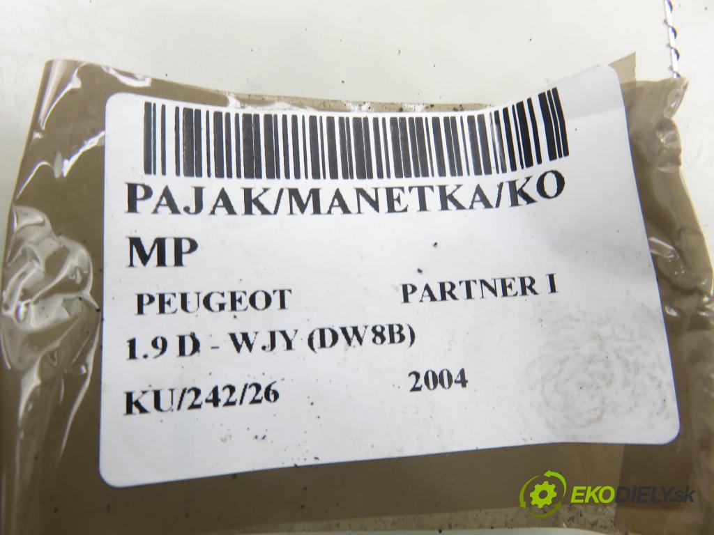 PEUGEOT PARTNER Combispace (5F) KOMBIVAN 2004 51,00 1.9 D - WJY (DW8B) 1868,00 páčka/prepínač 96542572XT