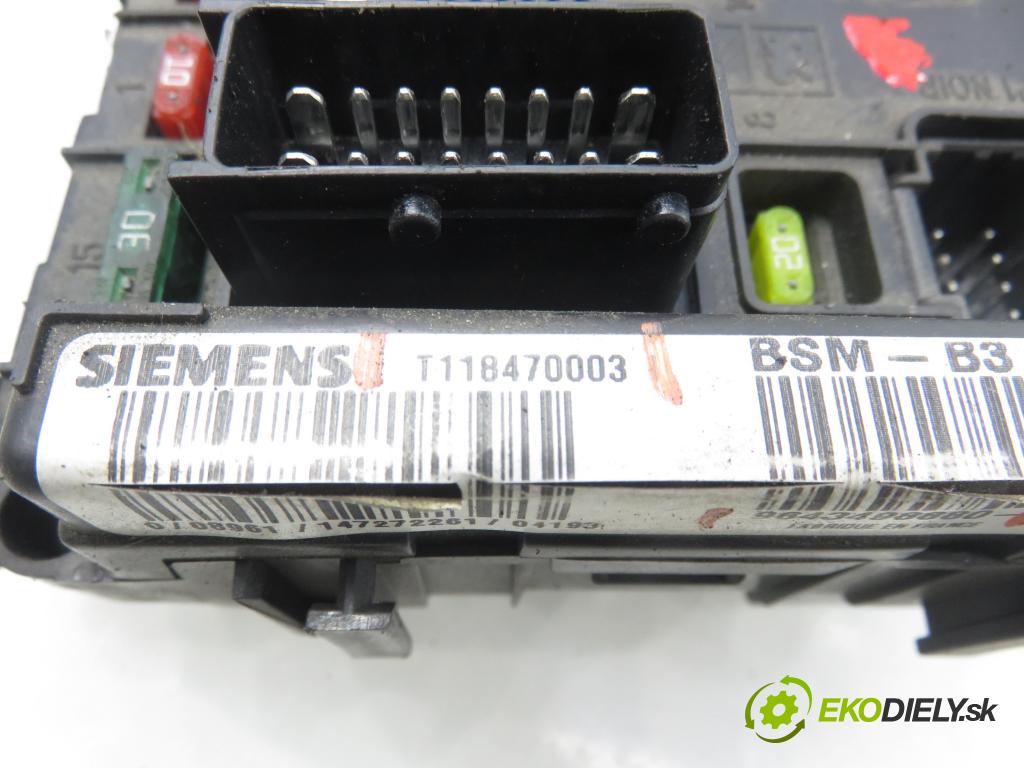 PEUGEOT PARTNER Combispace (5F) KOMBIVAN 2004 51,00 1.9 D - WJY (DW8B) 1868,00 MODUL BSM 9643498880 ; T118470003