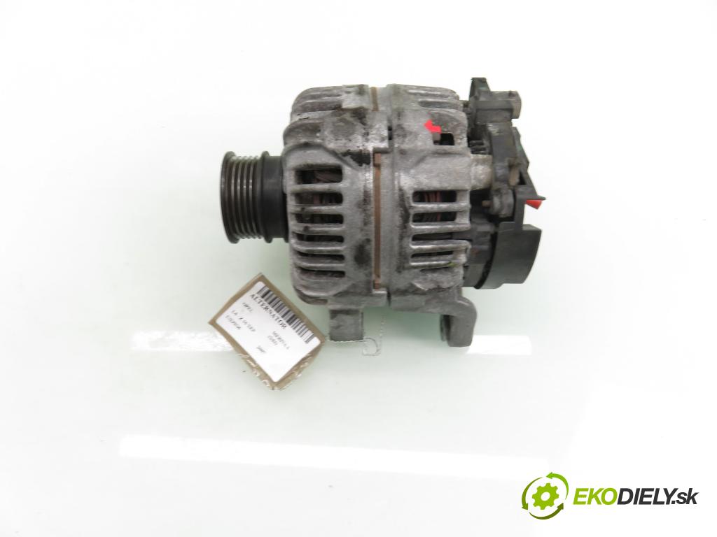OPEL MERIVA A nadwozie wielkoprzestrzenne (MPV) (X03) HB 2007 77,00 1.6 16V 105 - Z 16 XEP 1598,00 Alternátor 13229984 ; 0124325163 (Alternátor)
