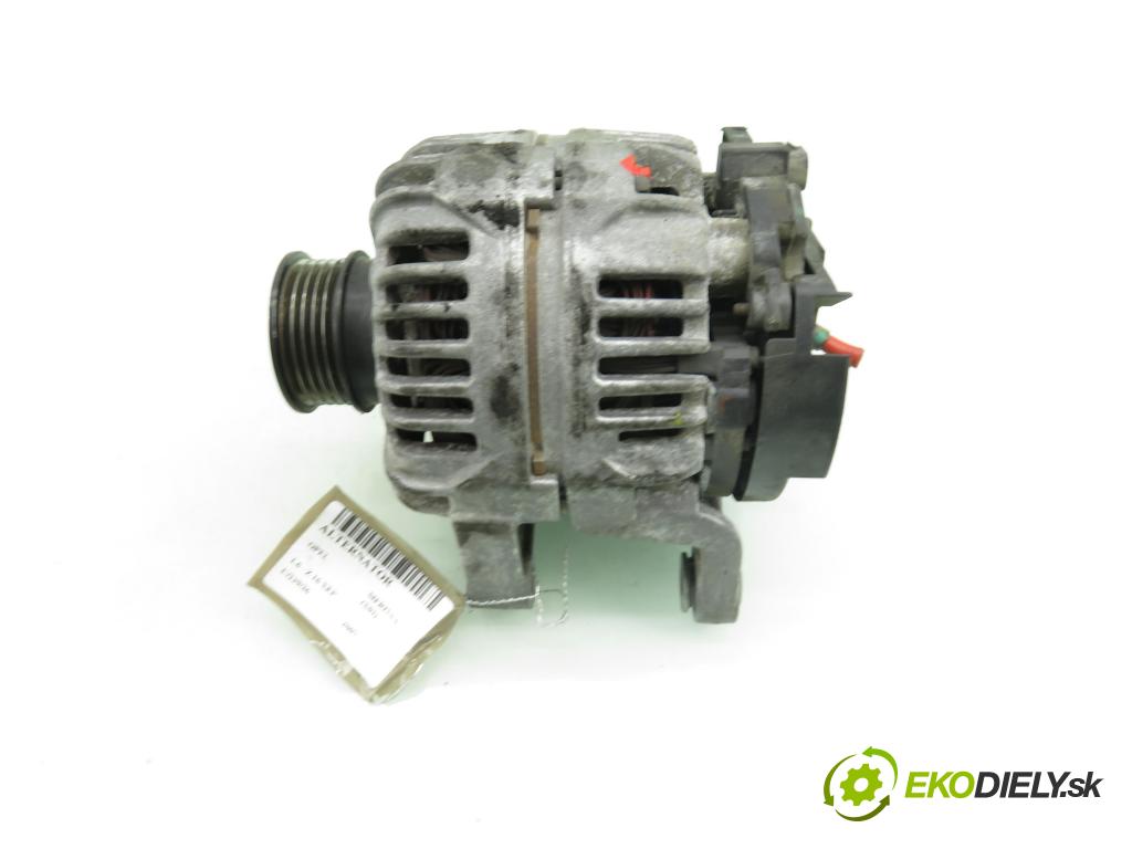 OPEL MERIVA A nadwozie wielkoprzestrzenne (MPV) (X03) HB 2007 77,00 1.6 16V 105 - Z 16 XEP 1598,00 Alternátor 13229984 ; 0124325163 (Alternátor)
