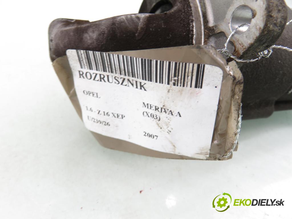 OPEL MERIVA A nadwozie wielkoprzestrzenne (MPV) (X03) HB 2007 77,00 1.6 16V 105 - Z 16 XEP 1598,00 Štartér 55556092 (Štartér)