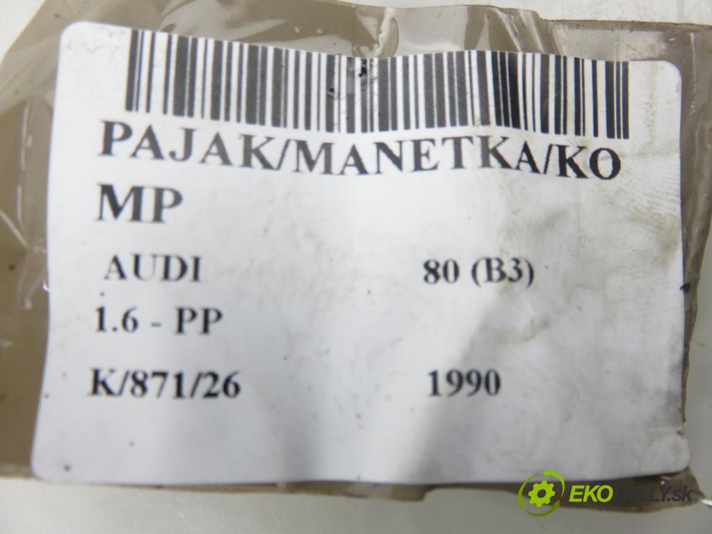 AUDI 80 (89, 89Q, 8A, B3) SEDAN 1990 51,00 1.6 - PP 1595,00 páčka/prepínač