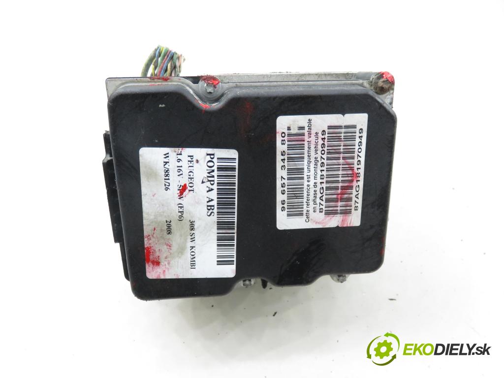 PEUGEOT 308 SW KOMBI 2008 88,00 1.6 16V - 5FW (EP6) 1598,00 Pumpa ABS 0265951103 (Pumpa ABS)