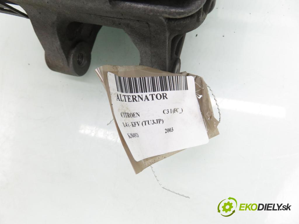 CITROEN C3 I (FC_) HB 2003 54,00 1.4 i - KFV (TU3JP) 1360,00 Alternátor 9641398680 (Alternátor)