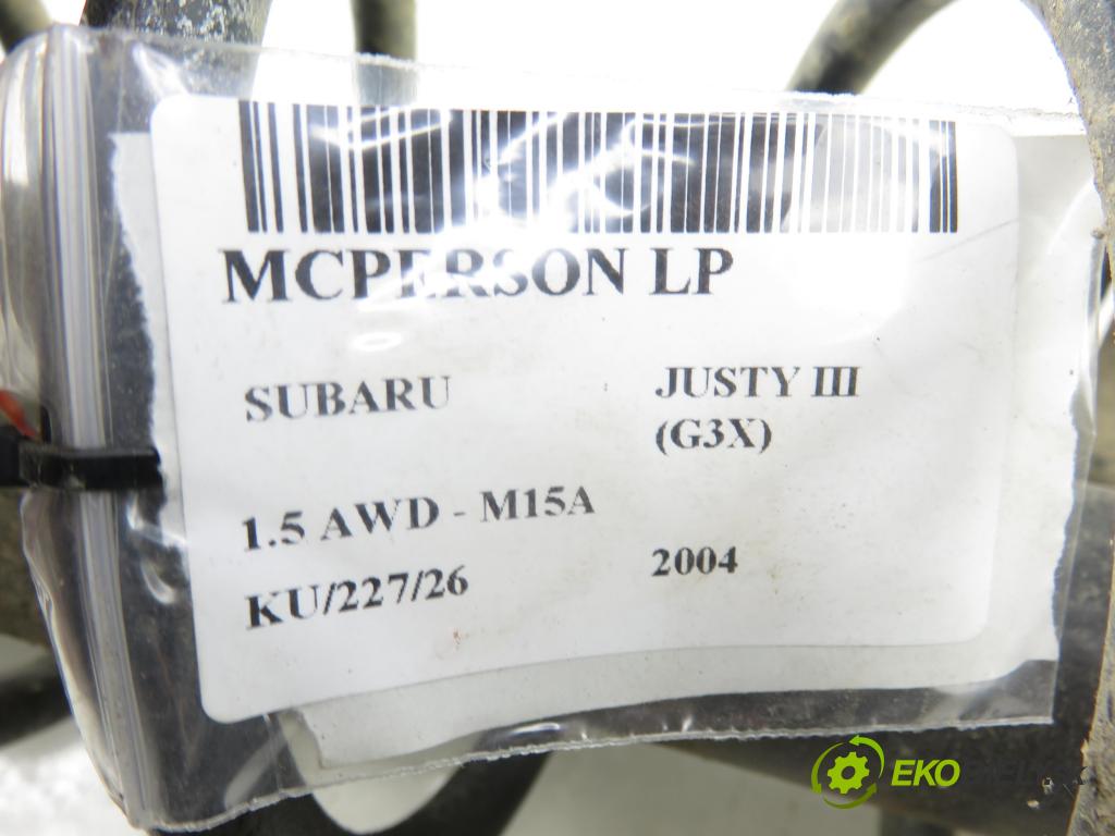 SUBARU JUSTY III (G3X) MINIVAN 2004 79,00 1.5 AWD - M15A 1490,00 MCPERSON LP MGA5935