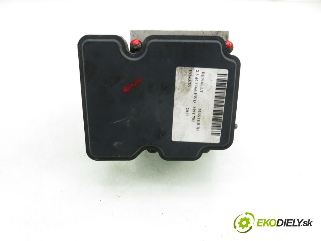 RENAULT MASTER III Platforma / podwozie (EV, HV, UV) KABINA/PLATFORMA 2017 120,00 2.3 dCi 165 FWD - M9T 702 2298,00 pumpa ABS 0265956149 ; 2265106516 (Pumpa ABS)
