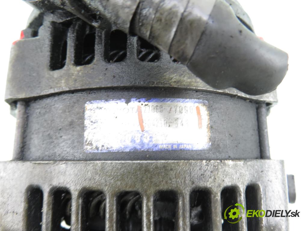 TOYOTA COROLLA Verso (ZER_, ZZE12_, R1_) MINIVAN 2005 85,00 2.0 D-4D (CUR10_) - 1CD-FTV 1995,00 Alternátor 2706027090 ; 1042103431 (Alternátor)