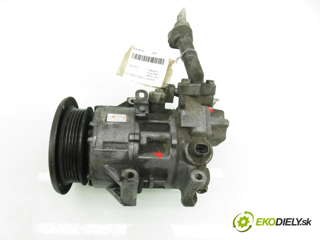TOYOTA COROLLA Verso (ZER_, ZZE12_, R1_) MINIVAN 2005 85,00 2.0 D-4D (CUR10_) - 1CD-FTV 1995,00 KOMPRESOR: klimatizácie GE4472600192 (Kompresor klimatizácie)