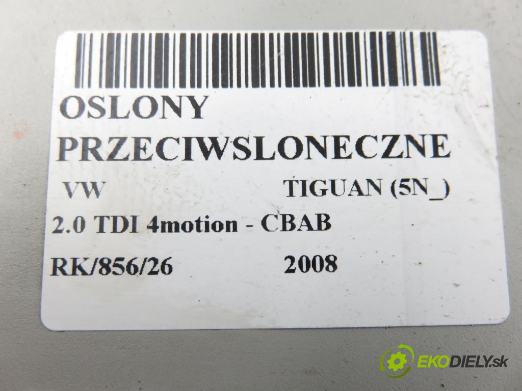 VW TIGUAN (5N_) SUV 2008 103,00 2.0 TDI 4motion - CBAB 1968,00 kryty protislnečné