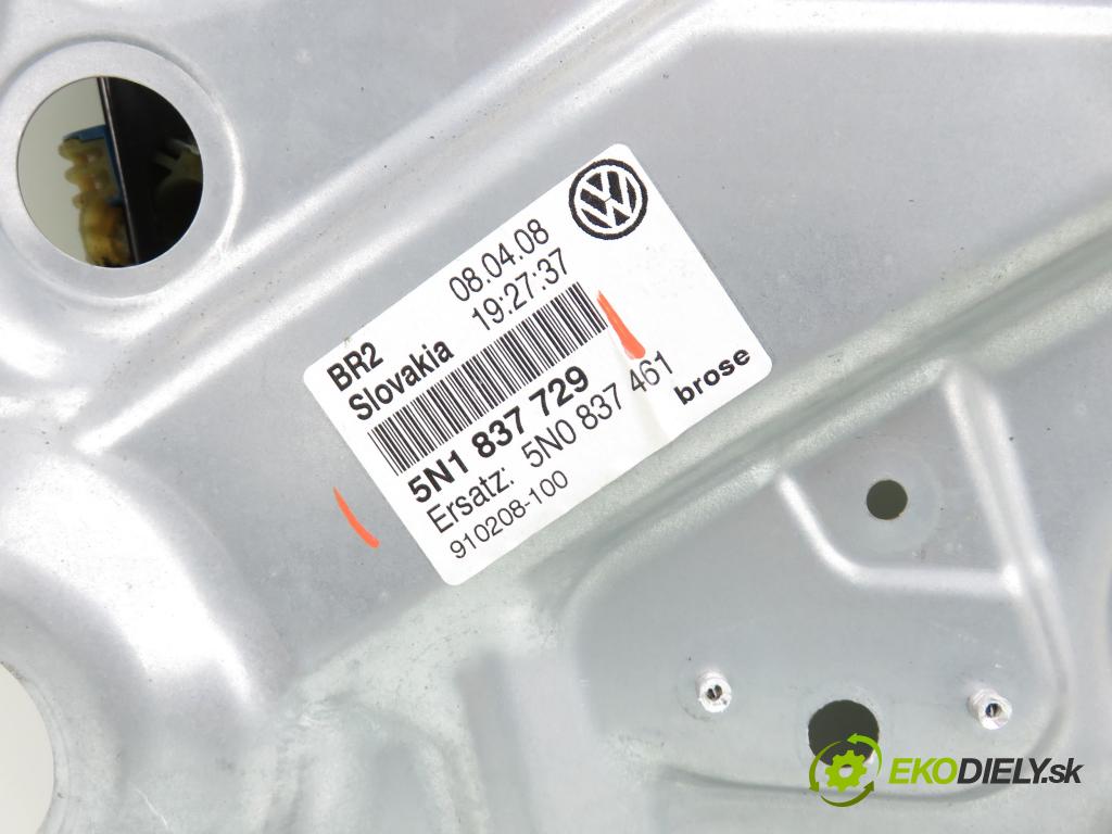 VW TIGUAN (5N_) SUV 2008 103,00 2.0 TDI 4motion - CBAB 1968,00 Mechanizmus okien 5N1837729 ; 1K0959793J ; 5N0959701