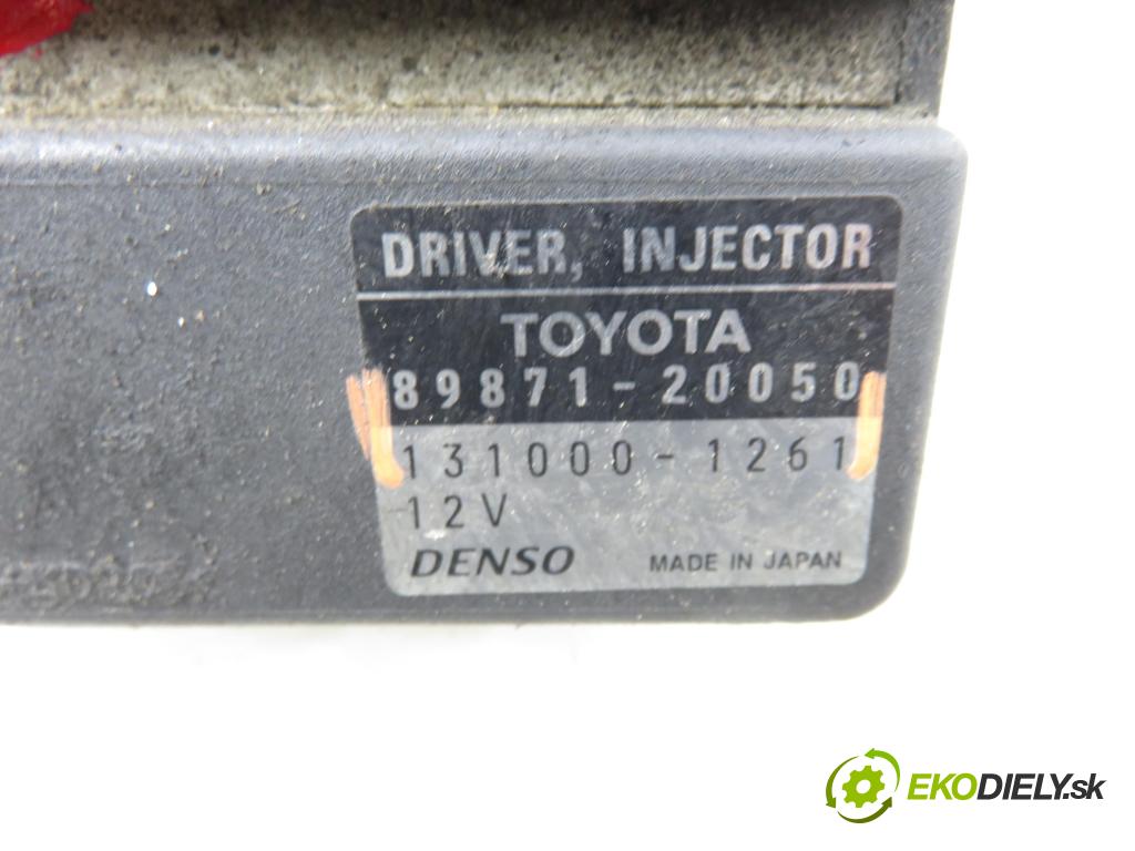 TOYOTA COROLLA Verso (ZER_, ZZE12_, R1_) MINIVAN 2005 85,00 2.0 D-4D (CUR10_) - 1CD-FTV 1995,00 Riadiaca jednotka vstreku 8987120050 ; 1310001261