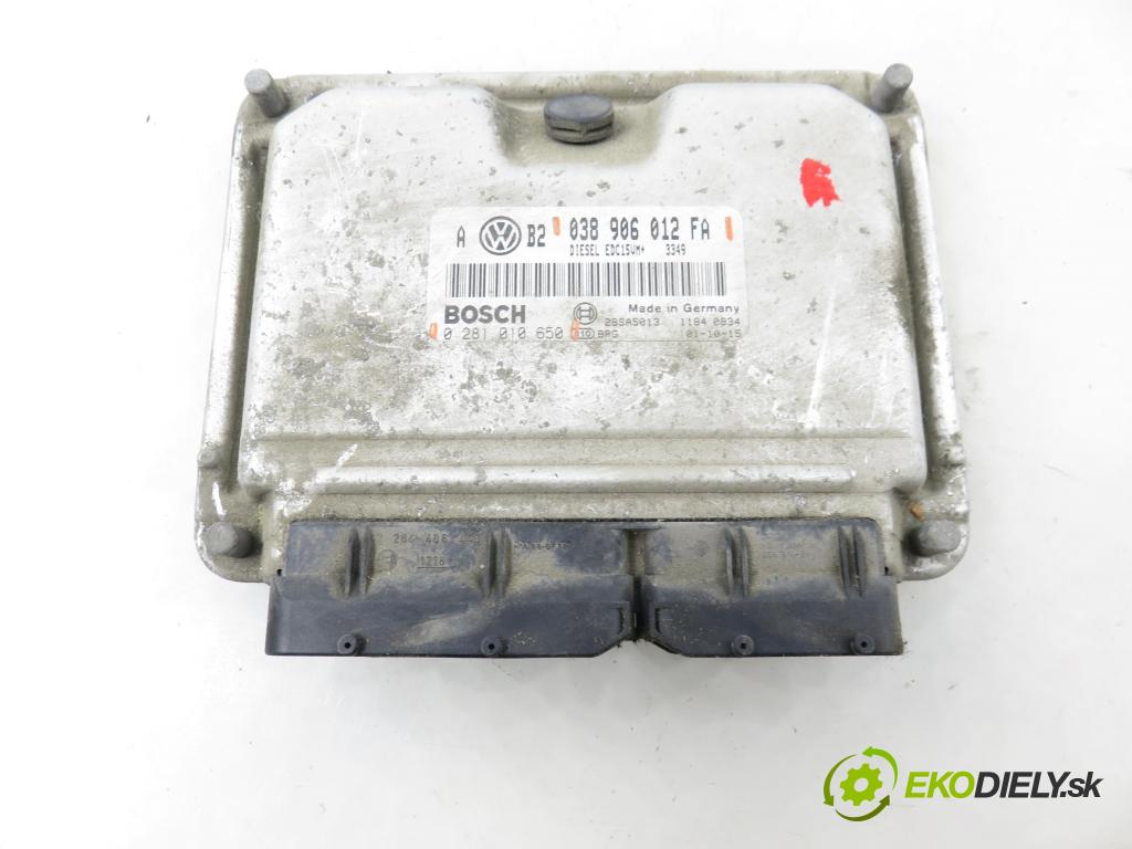 VW GOLF IV Variant (1J5) KOMBI 2001 66,00 1.9 TDI - ALH 1896,00 Riadiaca jednotka Motor 038906012FA ; 0281010650