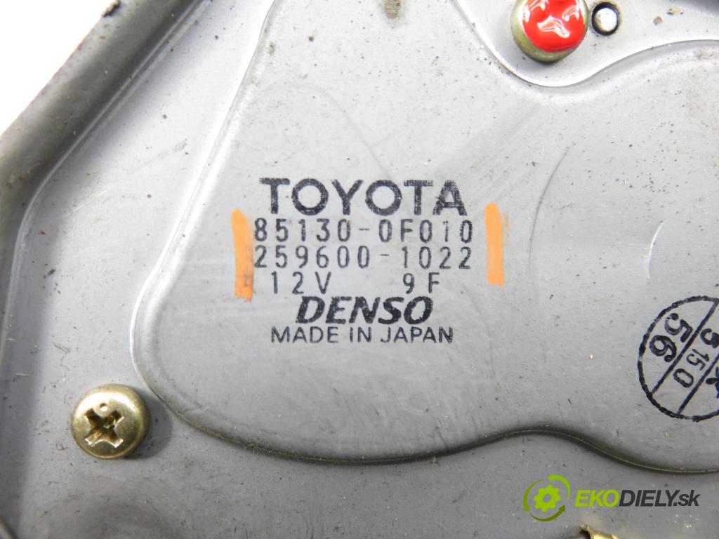 TOYOTA COROLLA Verso (ZER_, ZZE12_, R1_) MINIVAN 2005 85,00 2.0 D-4D (CUR10_) - 1CD-FTV 1995,00 Motorček stierače zadné 851300F010 ; 2596001022