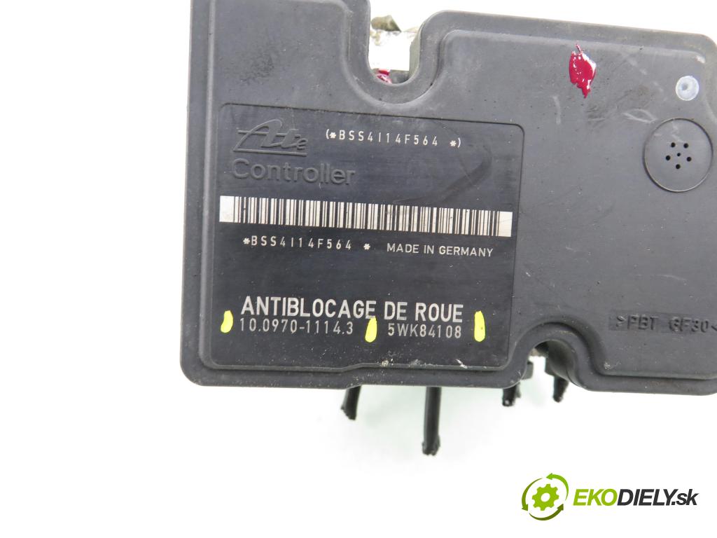 PEUGEOT 206 liftback (2A/C) HB 2002 50,00 1.4 HDi 8V 70 - 8HZ 1398,00 Pumpa ABS 10097011143 ; 5WK84108 ; 9652342980 (Pumpa ABS)