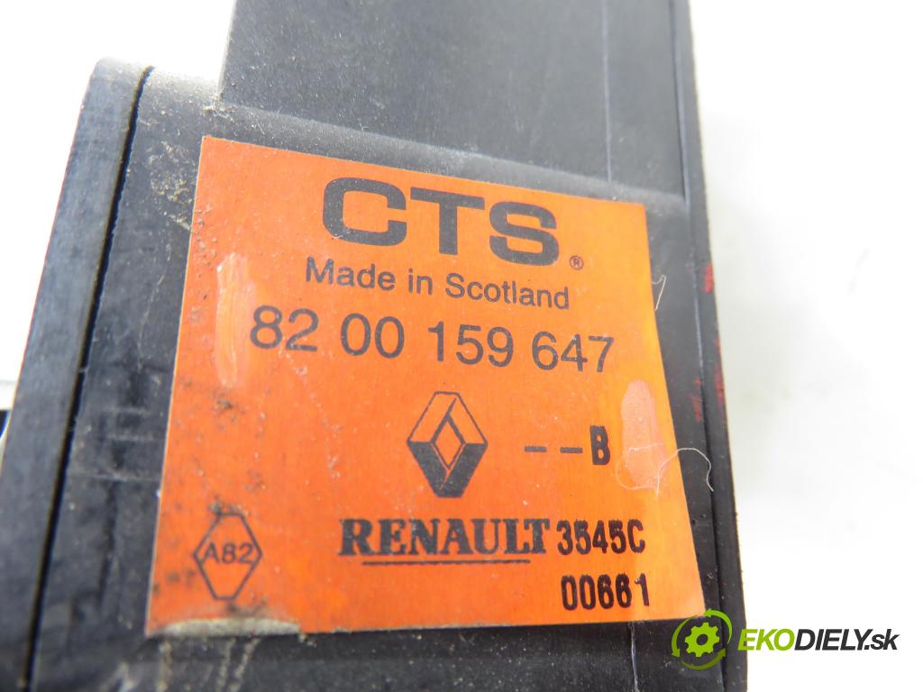 RENAULT SCENIC II (JM0/1_) MINIVAN 2004 63,00 1.5 dCi (JM1F) - K9K 724 1461,00 potenciometr plynového pedálu 8200159647B (Potenciometr plynového pedálu)