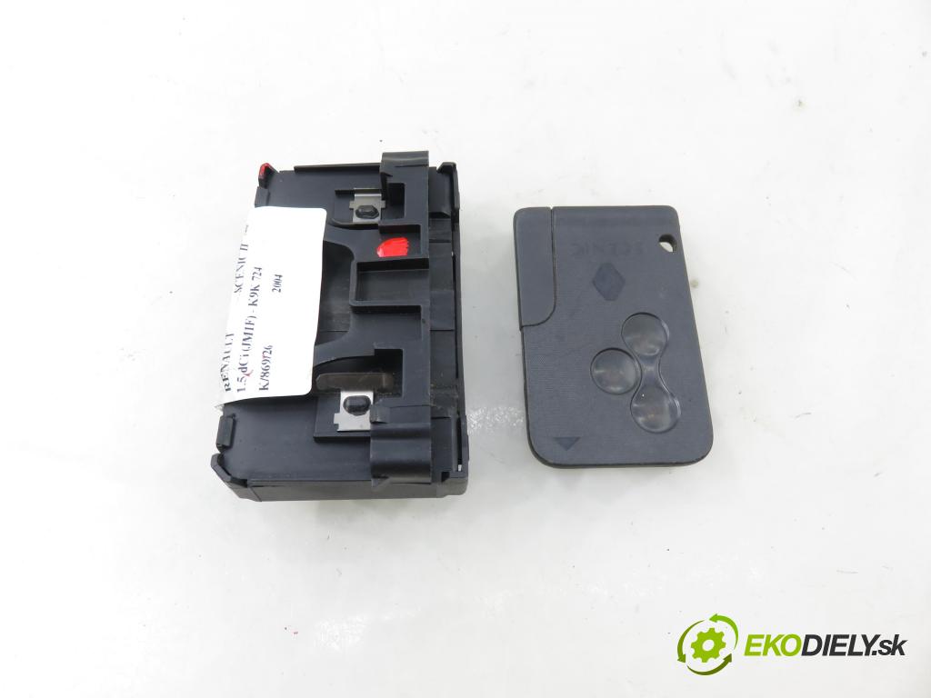 RENAULT SCENIC II (JM0/1_) MINIVAN 2004 63,00 1.5 dCi (JM1F) - K9K 724 1461,00 CZYTNIK KARTY: S118539002D ; 8200125077