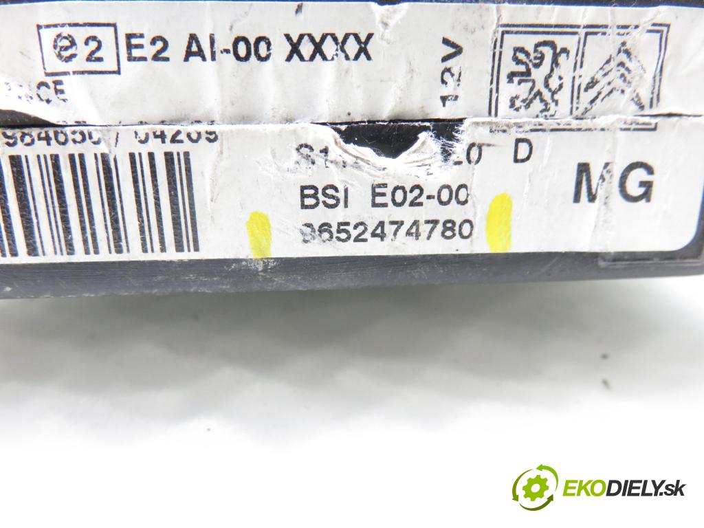 PEUGEOT 206 liftback (2A/C) HB 2002 50,00 1.4 HDi eco 70 - 8HZ (DV4TD) 1398,00 MODUL BSI 9652474780