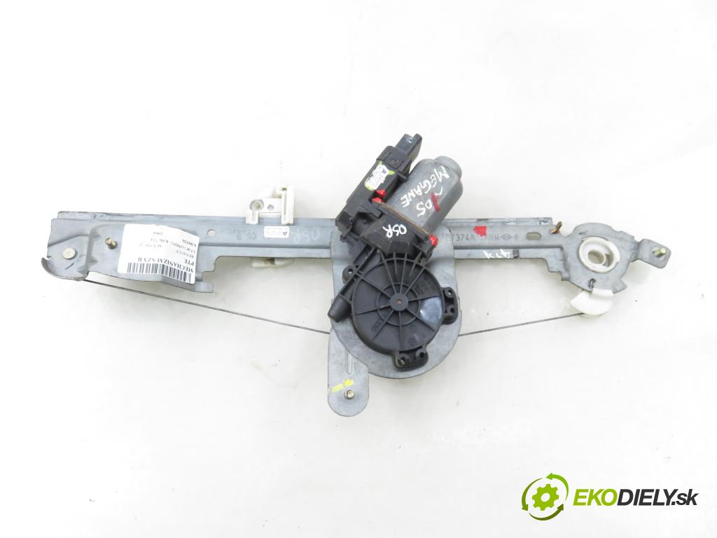 RENAULT SCENIC II (JM0/1_) MINIVAN 2004 63,00 1.5 dCi (JM1F) - K9K 724 1461,00 Mechanizmus okien PTE 400750H ; 440726F