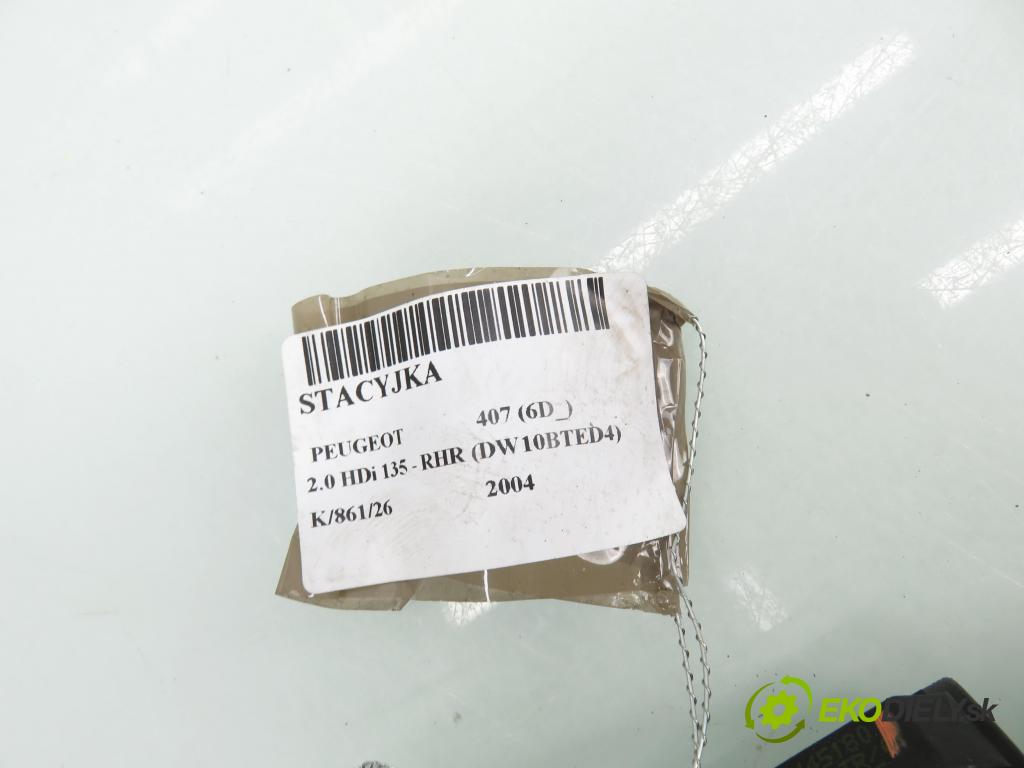 PEUGEOT 407 (6D_) SEDAN 2004 100,00 2.0 HDi 135 - RHR (DW10BTED4) 1997,00 spínačka N05024555 ; 96484451880 (Spínací skříňka)