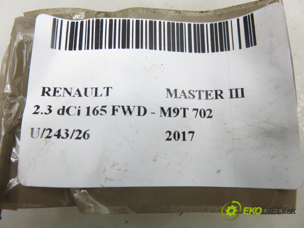 RENAULT MASTER III Platforma / podwozie (EV, HV, UV) KABINA/PLATFORMA 2017 120,00 2.3 dCi 165 FWD - M9T 702 2298,00 PÁKA: brzdy MANUÁLNY: 360107552R