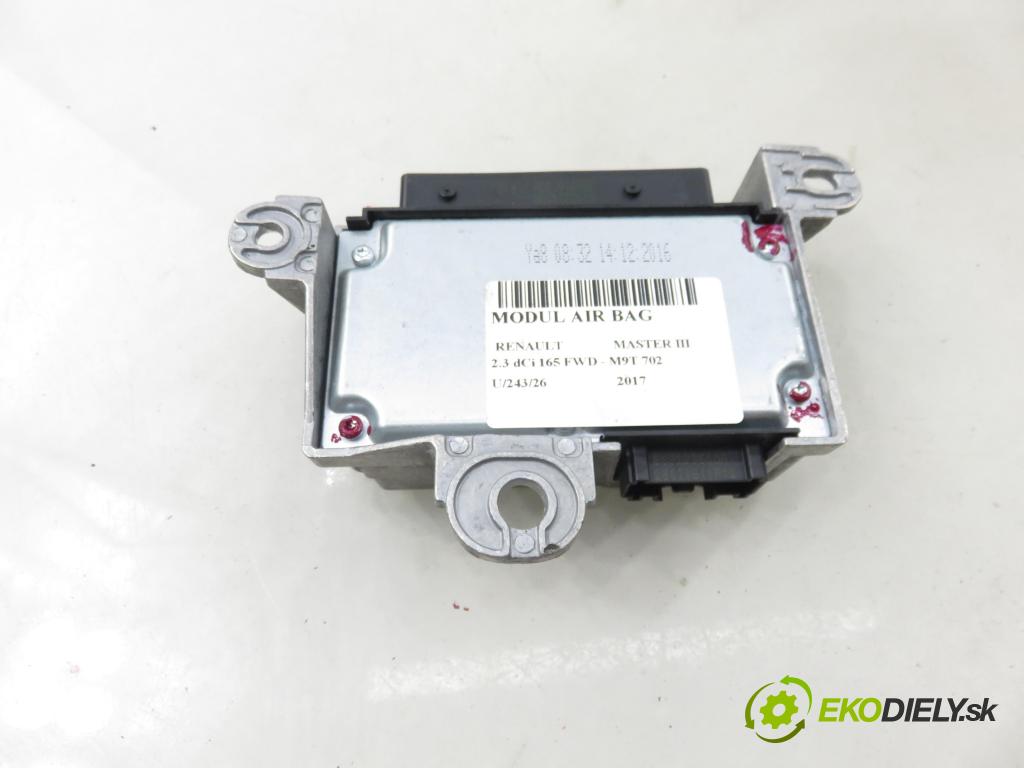 RENAULT MASTER III Platforma / podwozie (EV, HV, UV) KABINA/PLATFORMA 2017 120,00 2.3 dCi 165 FWD - M9T 702 2298,00 MODUL air BAG 8201448823 ; 611136500 ; 628184800A