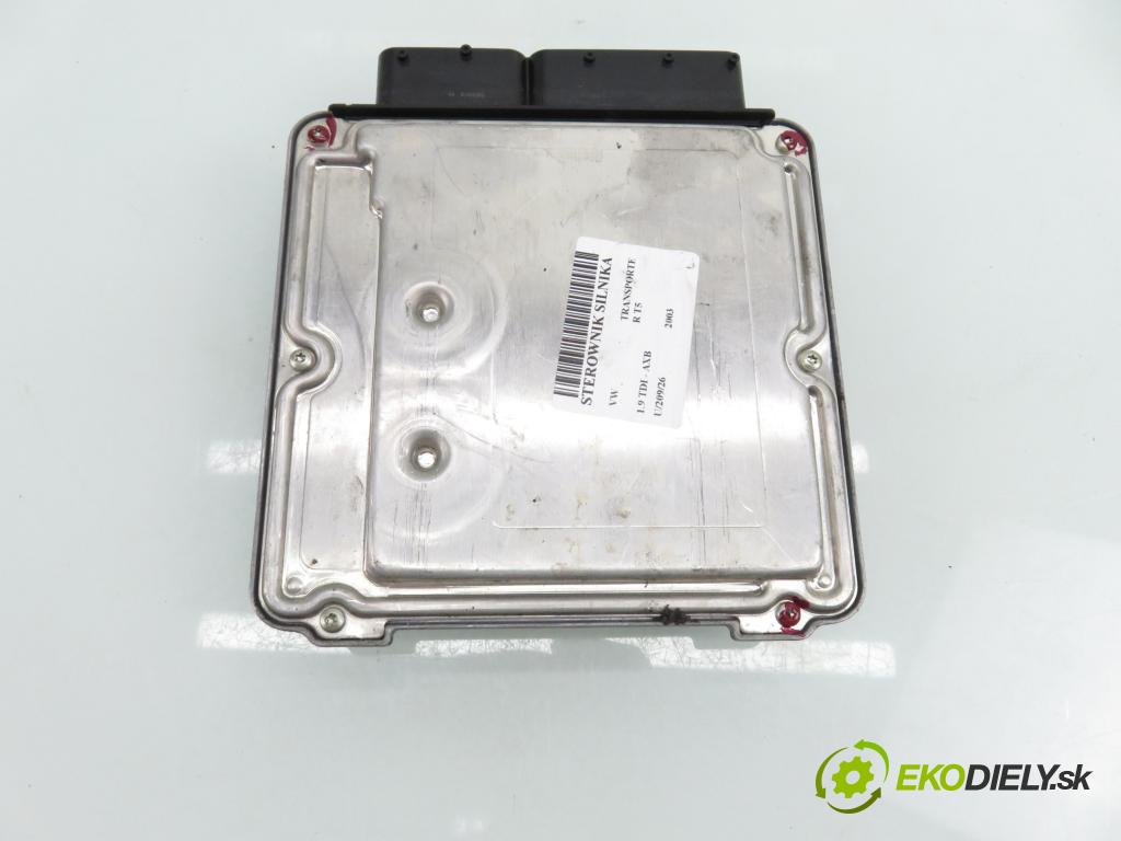 VW TRANSPORTER V Autobus (7HB, 7HJ, 7EB, 7EJ, 7EF, 7EG, 7HF, 7E BUS 2003 77,00 1.9 TDI - AXB 1896,00 Riadiaca jednotka Motor 038906016A ; 0281010735