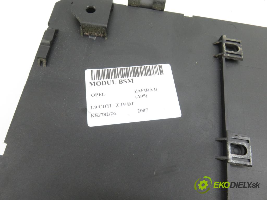 OPEL ZAFIRA B (A05) MINIVAN 2007 88,00 1.9 CDTI 8V 120 - Z 19 DT 1910,00 MODUL BSI 13220831HQ ; 5DK00866953
