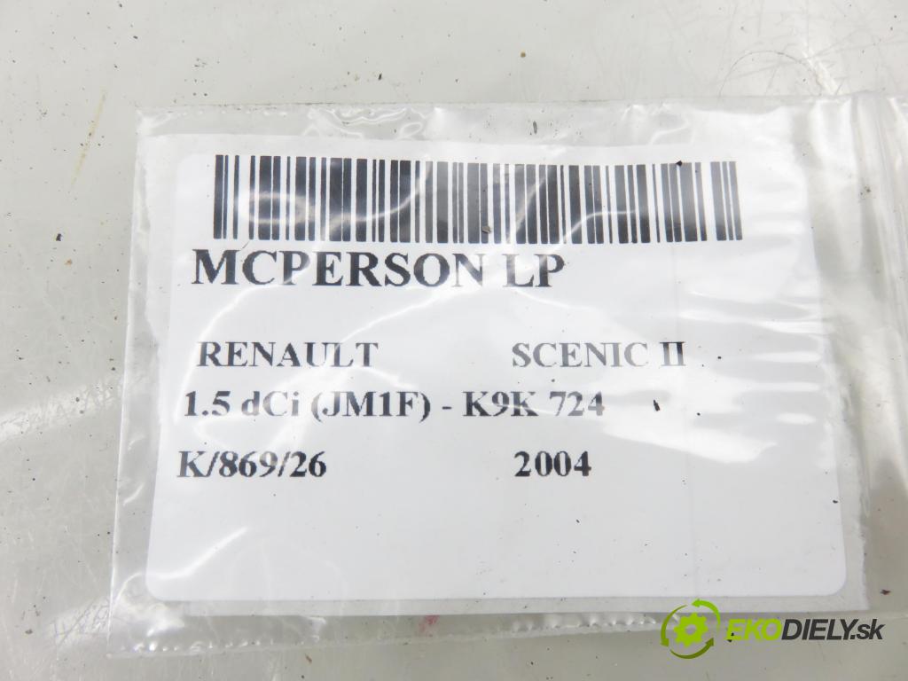 RENAULT SCENIC II (JM0/1_) MINIVAN 2004 63,00 1.5 dCi (JM1F) - K9K 724 1461,00 MCPERSON LP