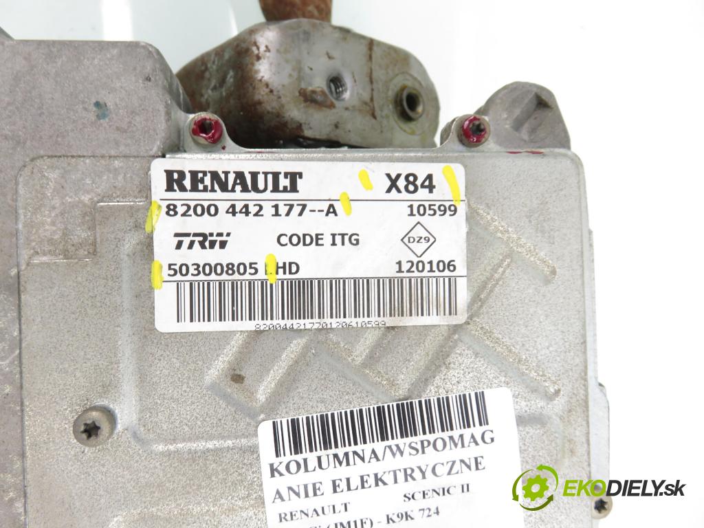 RENAULT SCENIC II (JM0/1_) MINIVAN 2004 63,00 1.5 dCi (JM1F) - K9K 724 1461,00 serv/podporovanie elektrické 8200442177A ; 50300805